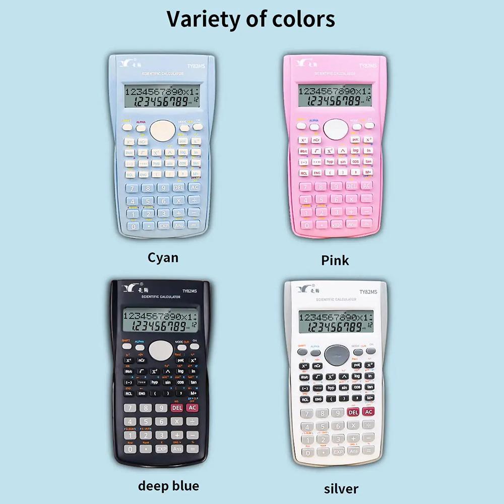 Scientific Calculators Math Calculator with 240 MultiFunctional Calculator 2 Lines LCD Display