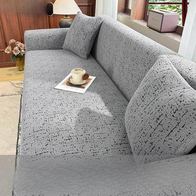 Mid Century Style New Four Season Universal Elastic Sofa Cover All Inclusive One Line Anti Cat Scratch Straight Sofa Upholstery