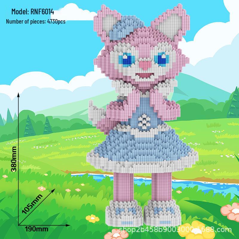 Chaole Sen 2026 Girl Series: Night Market Stall Building Blocks Toy
