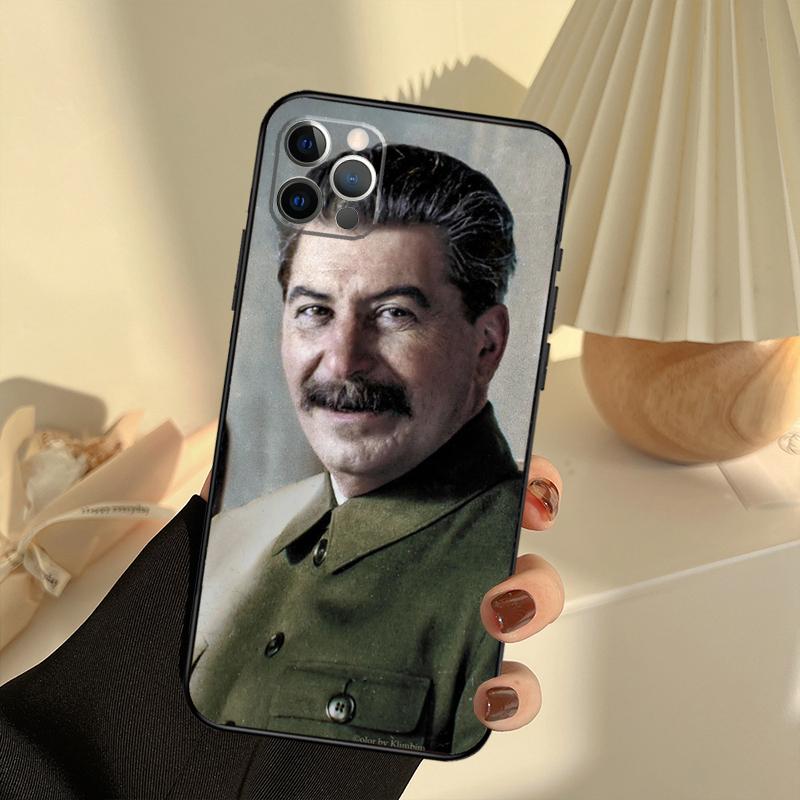 Russian Stalin Ussr Case For iPhone 11 12 13 14 15 16 Pro Max Cover For iPhone 13 12 Mini XR X XS Max Plus