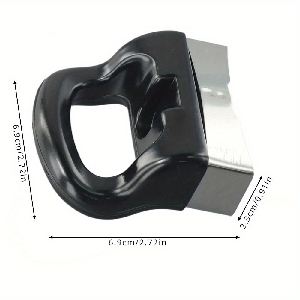 2 Stück Kurze Schwarze Einloch-Ohr-Ersatzgriffe für Schnellkochtopf, Dampfgarer, Soßentopf - Küchenkochgeschirr-Zubehör