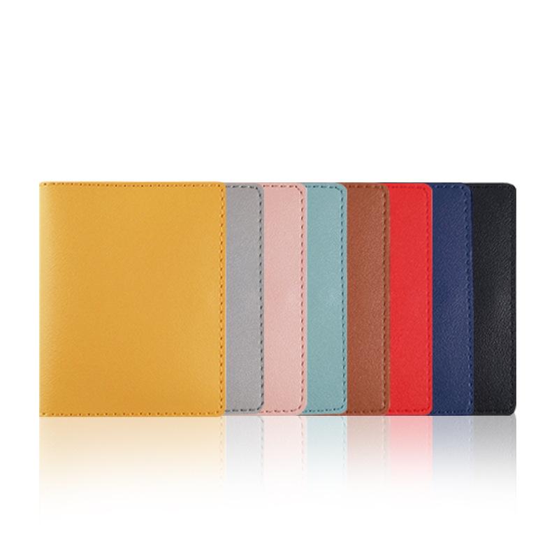 Unisex Multi Color Thickened PU Leather ID Card Holder Multi Slot Bank Credit Card Holder Card Case Cards Wallet Coin Purse