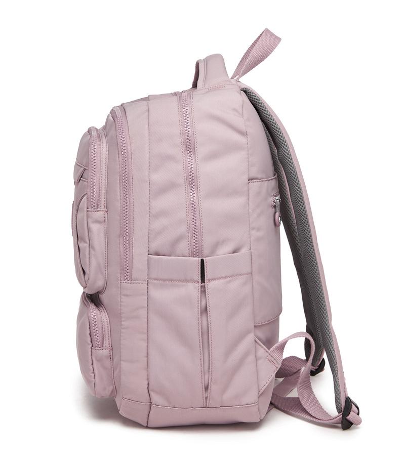 Lehký voděodolný nylonový batoh pro muže a ženy – Velká kapacita, vícekomorový design pro příležitostné cestování a dojíždění