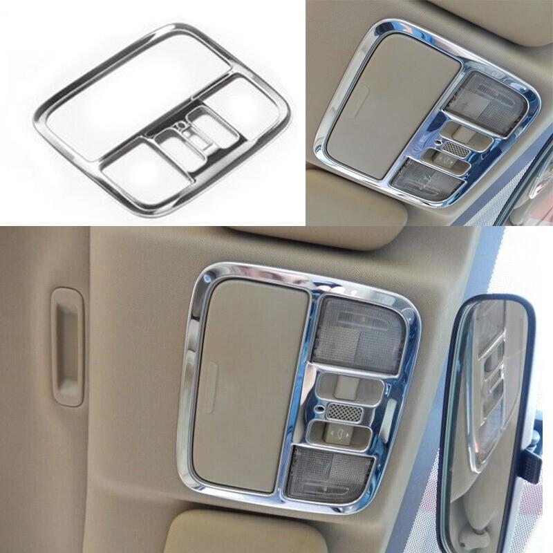 Для Honda CRV CR-V Хромированная Сталь 2007-2011 Передняя Лампа для Чтения Рамка Отделка