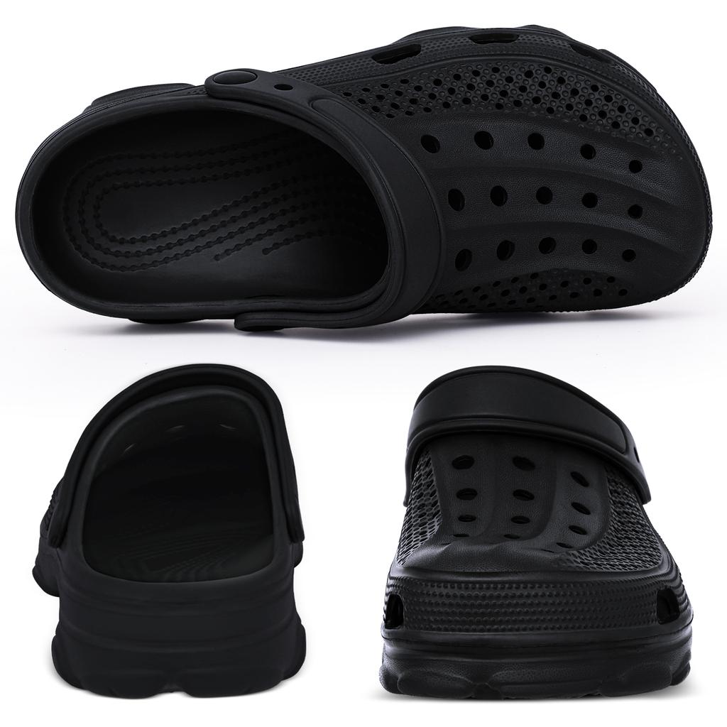 Fashion Shevalues Fashion Men Clogs Slippers Brand Summer Clogs Sandal Outdoor Antiskid Beach Slippers Soft Bathroom Slides Garden Shoes