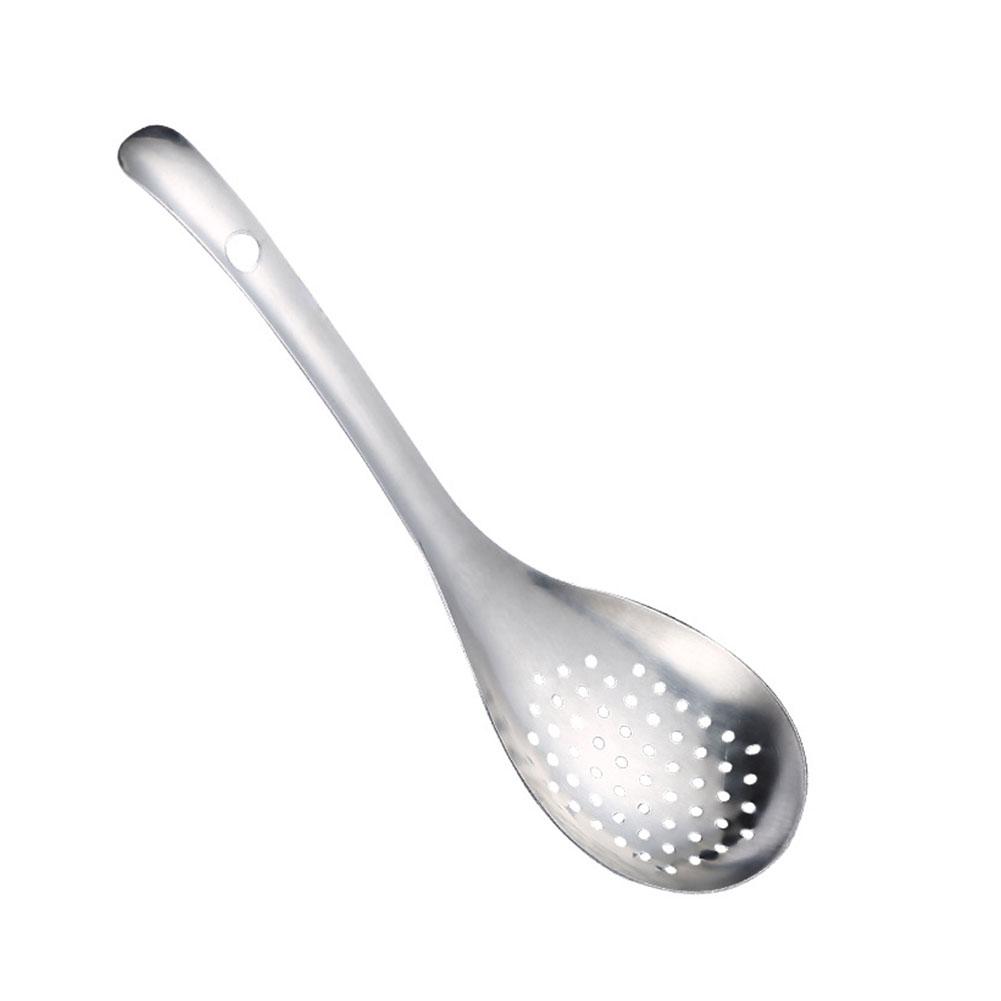 Steel Sichuan Pepper Slotted Spoon Household Slotted Noodles Spoon Slotted Spoon Kitc W0Y6