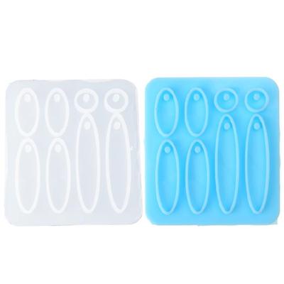 Earring Molds with Holes Hand-Making Accessories Silicone Material for Earrings