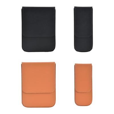 Compacts PU Pen Carrying Box With Protective Compartment 3/6 Slots Pen Case for Students Professional And Collectors