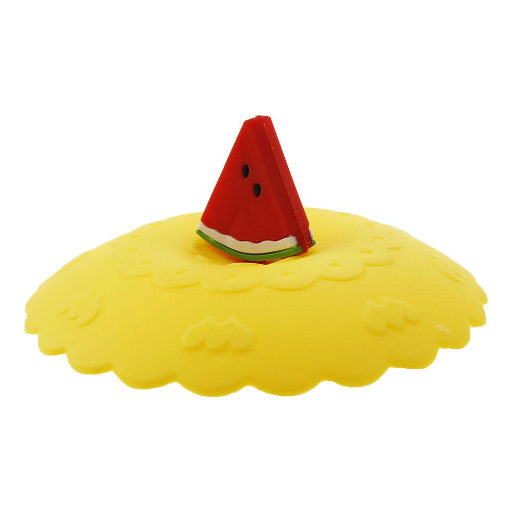 For Better Life 1PC Silicone Water Cup Lid Anti-dust Seals Glass Cap Cover Cute Flowers Adorn Easy To Clean Odorless Handle