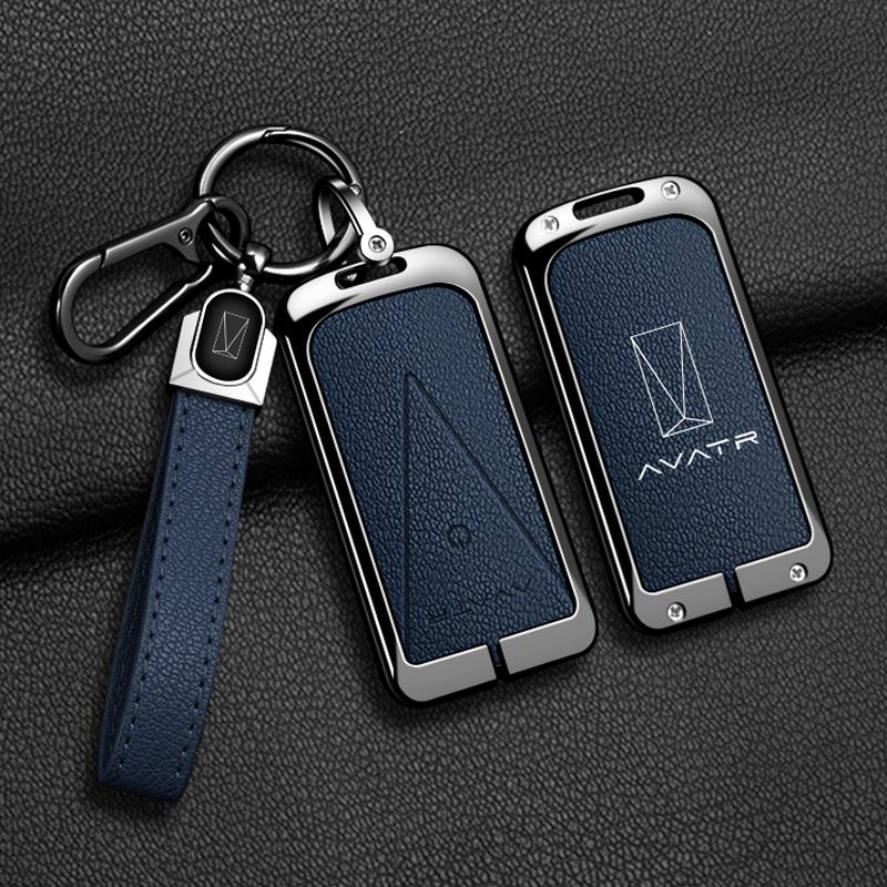 Avatr 06 11/12/07 Max Key Case Zinc Alloy Leather Car Key Cover Case Scratch And Shockproof Car Key Fob Case