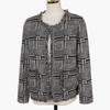 La Belle Shinyoung Fur Women S Tweed Knit Cardigan Ntcd01