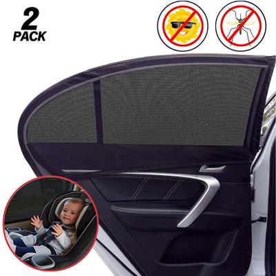 Car Sunshade Curtains Universal Side Window Shades SUV Curtains Protection Repellent Mosquito Mesh Net Sunshade Auto Accessories