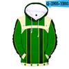 My Hero Academia Midoriya Izuku All Might Costume Cosplay Uniforme Scolastico Boku No Hero Academia Stampa 3D Felpe con Cappuccio Felpe da Uomo