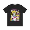 Sailor Moon Retro Jaren 90 Anime Grafisch T-shirt Zomer Katoen Heren Dames Tee Streetwear Casual Trend Korte Mouw Koppel Hip Hop Top
