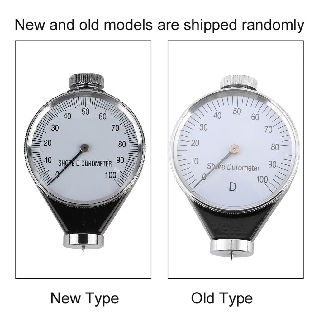 Hardness Rubber Tester Shore Type A/O/D Rubber Tire Durometer Hardness Tester Meter 0‑100 Degrees Hardness Tester