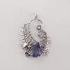 Iolite Gemstone 925 Sterling Silver Handmade Unique Pendant 1.8" Wedding Jewelry For Women CP-42-6