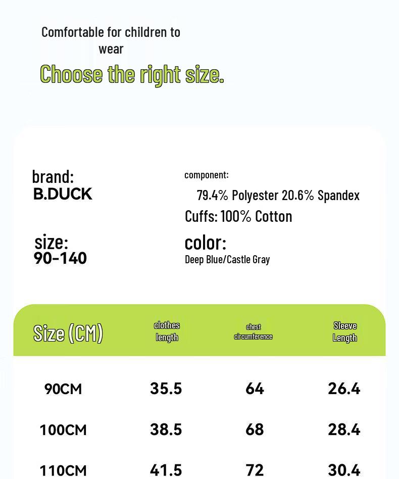 B.Duck Boys' Striped Short Sleeve T-Shirt