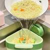 Suction Cup Sink Strainer Basket Triangular Vegetables Fruit Washing Filter Rack Sink Strainer Filtration of Leftovers