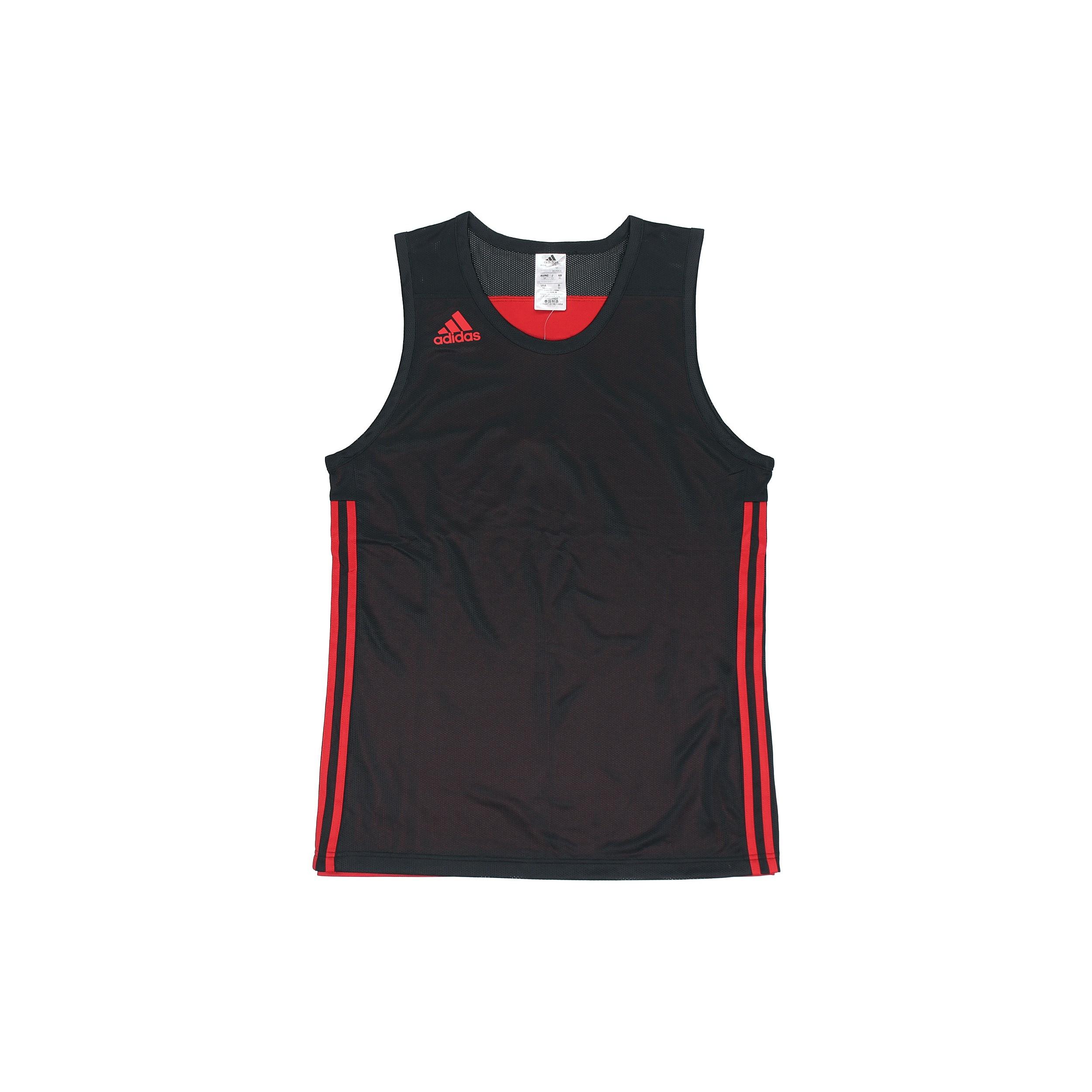 adidas Basketball Training Casual Breathable Knitted Vest Men Black/Red Men s DY6588 XL