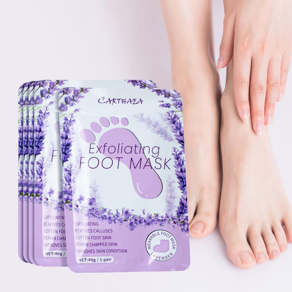 Lavender Nicotinamide Goat Milk Moisturizing Foot Mask Socks Spa Nourishing Repair Dry Rough Feet Foot Care Mask