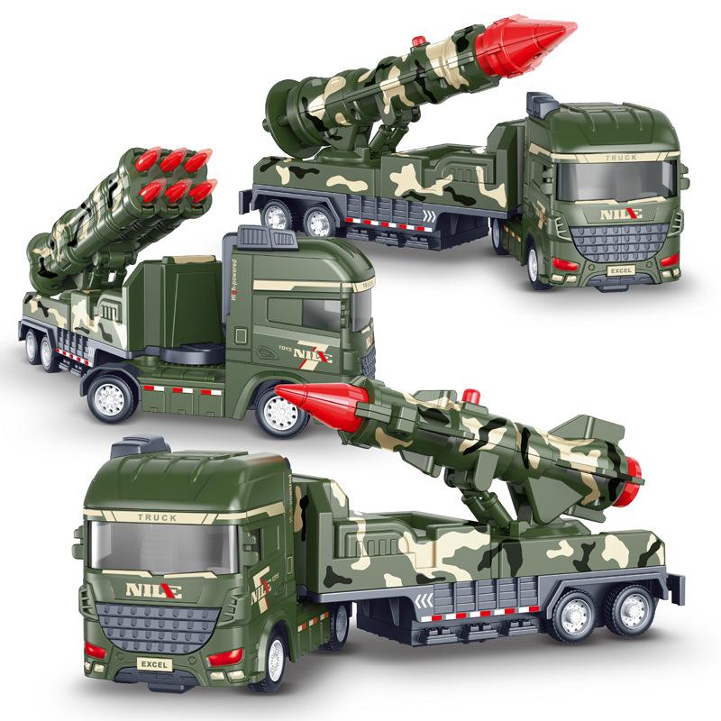 Toy Plasticitary Rockets Car With Inertial Motion For Parent Child Interaction