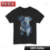 Dog Pattern Denim Patchwork Art Unisex Unisex Shirt Stylish Aesthetic Chic Tshirts Aesthetic Trendy Edgy Tshirt Hip Hop Fresh Unisex