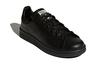 adidas Originals STAN SMITH J Abrasion Resistant Low Top Kids' Skateboarding Shoes Black Teenagers M20604