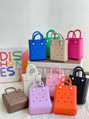 Women's Ultra-Light Cross-Border EVA Handbag: Hot Hole Beach Bag