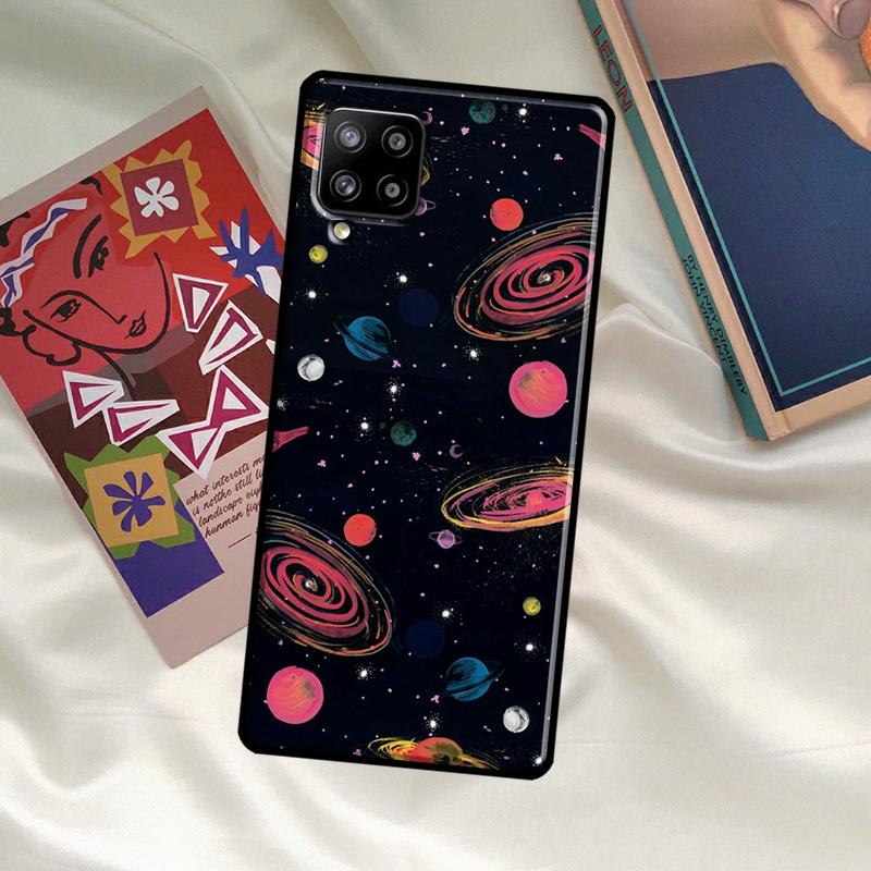 Outer Space Planet Stars Moon Case For Samsung Galaxy A54 A06 A05 A16 A26 A36 A56 A53 A32 A52 A33 A13 A55 A35 A15 A14 A34