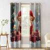 Christmas Tree Gift Yak Blackout Curtains For Living Room Bedroom Window Treatment Blinds Drapes Kitchen Curtains