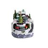 D2 Christmas 20250 Xmas Resin Crafts Led Lights Christmas Tree Snowflake Decoration Train Christmas Village Sets Musical House