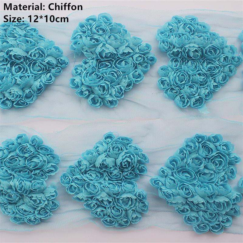 20 Stück Große Chiffon-Rosen-Herz-Aufnäher für DIY Baby Mädchen Kleidung Kleid Strampler Hemden Nähdekorationen Haarschleifen-Zubehör