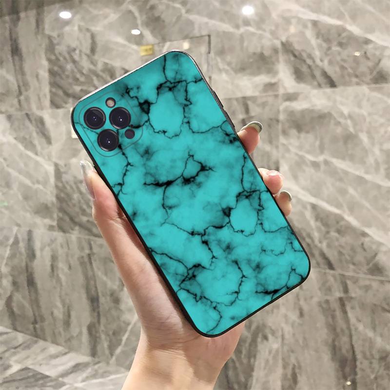 Použitelné pro iPhone16 Personalizované Kreativní Mramorové Pouzdro na Mobil Nové Pouzdro na Mobil