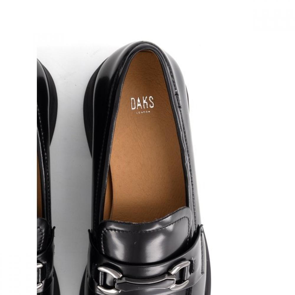 Daks Women S Chunky Loafer Buckle Decoration Semi dreSS 5cm drS627ka10  Black 