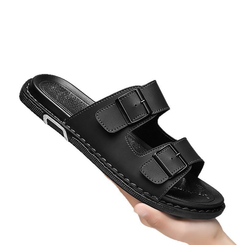 Hausschuhe Große Größe Sandalen mit offenen Zehen Outdoor Strandsandalen Sommer Lässige Coole Hausschuhe