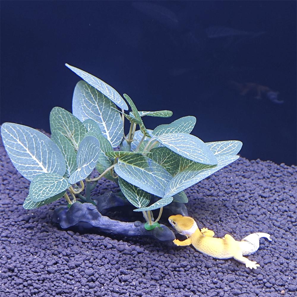 Aquarium simulation plant Plastic Artificial Turtle Tree Trunk plant  Plant Fish Tank Grass Wood Decoration Underwater Plants