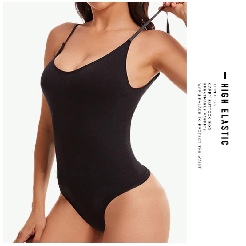 Women Sexy Back Shaping Tummy Control Thong One Piece Bodysuit Shapewear