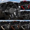 Car Steering Wheel Cover Non-Slip No Inner Ring Car Steering Wheel Cover - Summer Ice Silk Breathable Universal Auto Accessory