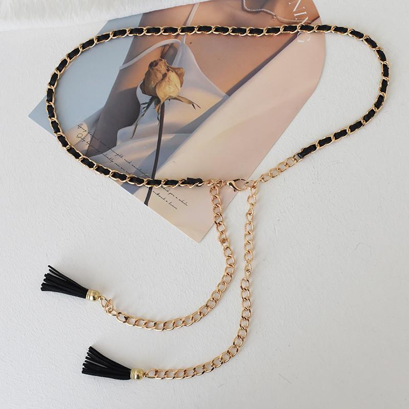 And Decorative Versatile Tassel Waist Belt For Womens Summer 2024 Wardrobe