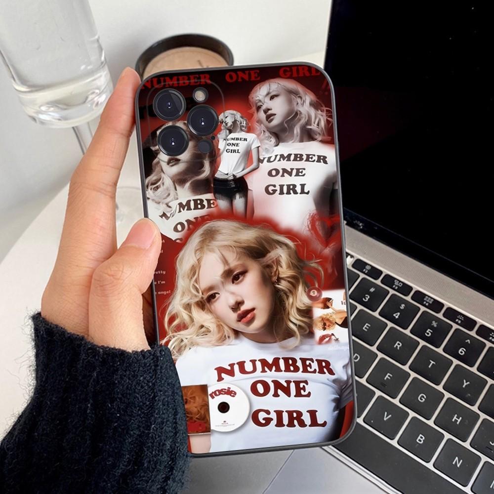 KPOP Rosie APT Phone Case Silicone Soft For IPhone 18 16 15 14 13 12 11 Pro Mini XS MAX Plus X Cover