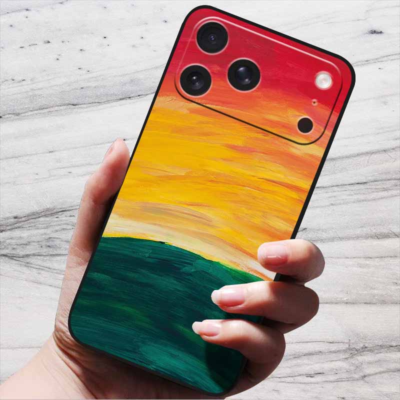 Marble Case For iPhone 16 Pro Max Black Edge Cover For iPhone17 Air 16e iPhone16 Plus Luxury Silicone Phone Cases Soft TPU Bag