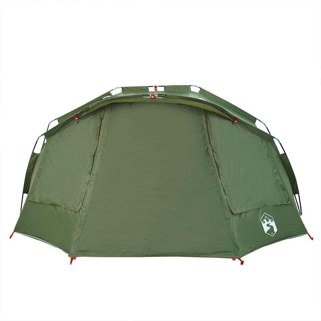 Fishing Tent for 5 Persons Olive Green Waterproof