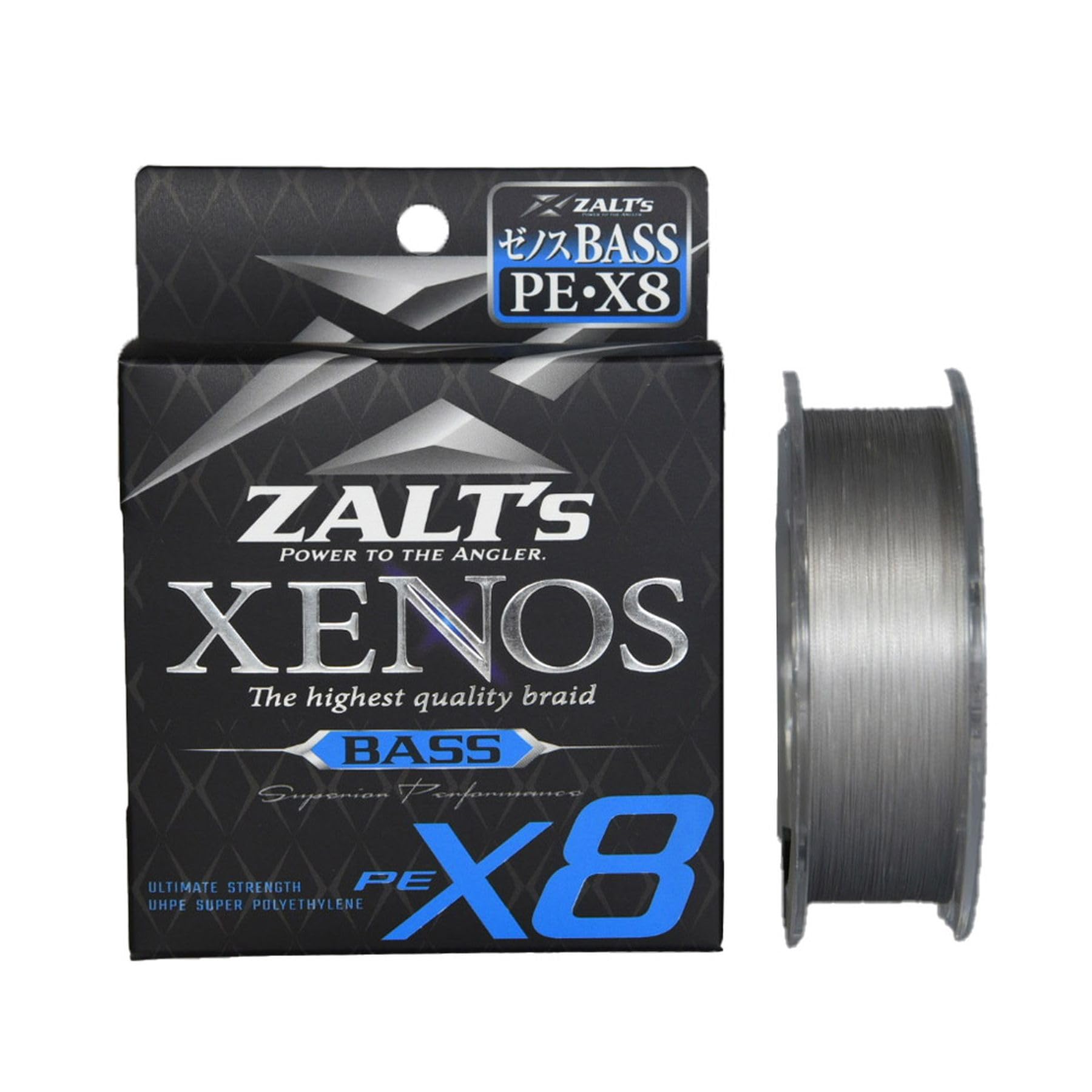 

PE Line XENOS X8 BASS Silver 100m Zalt s No. 0.6