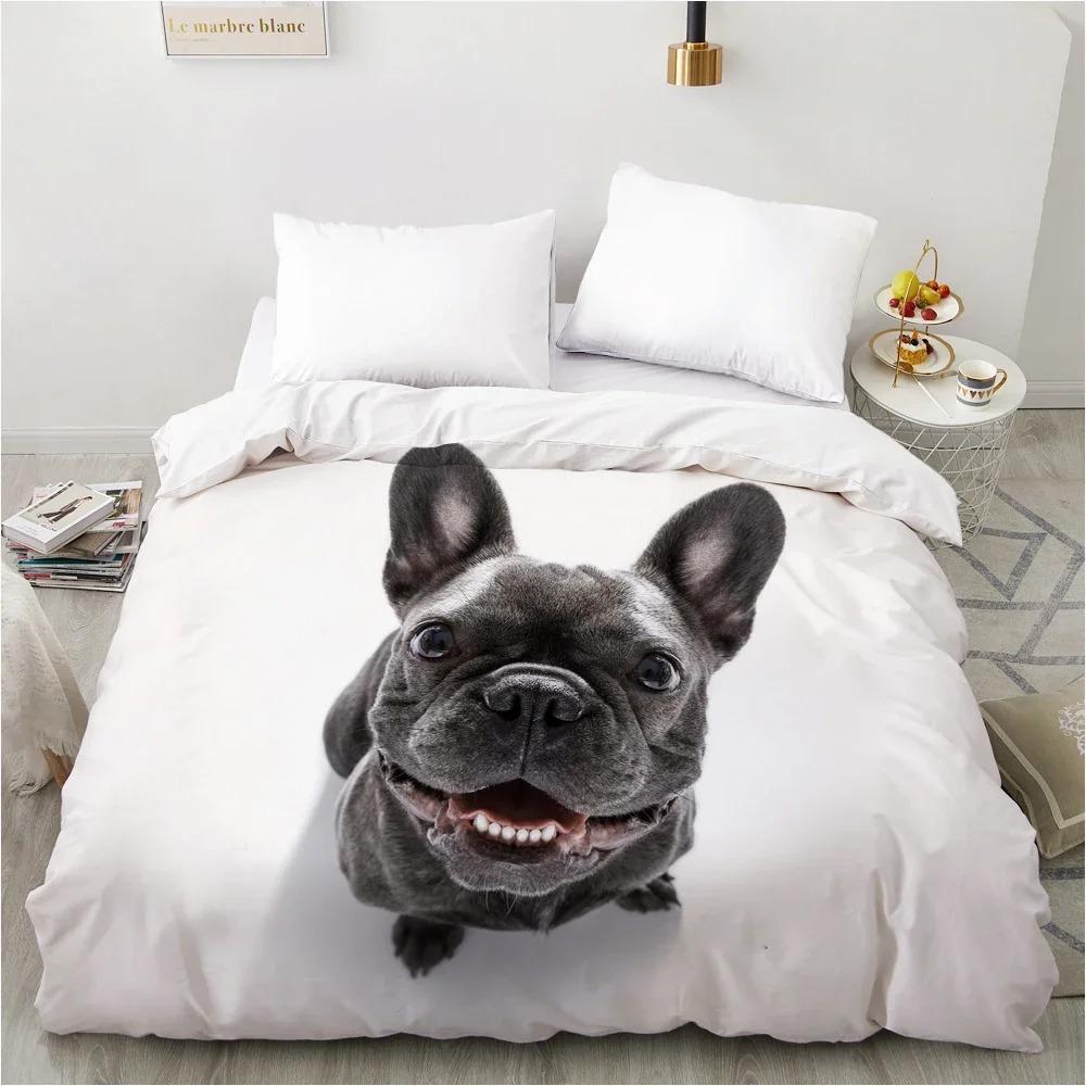 

Тварина лежати собака постільна білизна комплект підодіяльник спальня ковдра охоплює одинарний королівський розмір підодіяльник домашній текстиль AU Double 180x210cm
