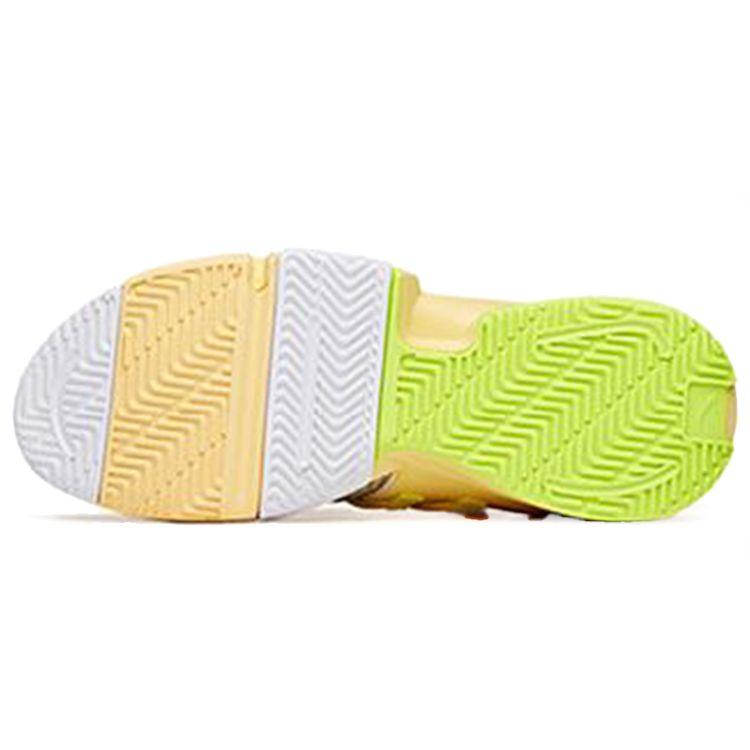 Anta Light Crazy 1 Comfortable Lightweight Shock Absorption Non-Slip Wear-Resistant High-Top Basketball Shoes Men Sneaker Yellow White 112021609-6