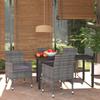 Day and Night - Day and Night 5-piece Garden Furniture Set with Gray Synthetic Rattan Cushions