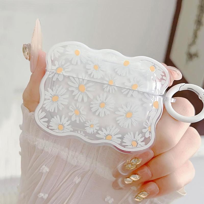 Cute Pink Bow Tie 3D Bellis Perennis Case For Airpods 4 Protective For Airpods Pro Pro2 Cartoon Wireless Bluetooth Earphone Case For Airpods1 2 3
