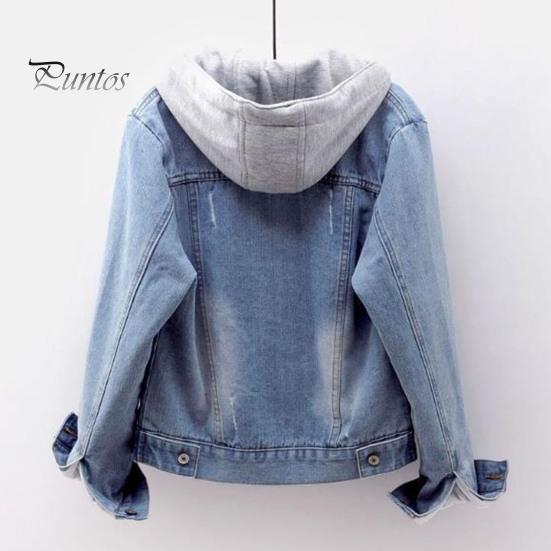 Winterjas Dames Met Capuchon Effen Kleur Lange Mouwen Afneembare Hoed Dik Houdt Warm Enkelrijig Grote Mat Pluche Denim Jas voor Dagelijks Gebruik