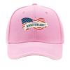Patriotic Ribbon Stars Anniversary G Sandwich Baseball Cap Sun Cap Outdoor Workouts Hat