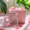 "To Our Granddaughter" Message Acrylic Tabletop Sign - Modern Floral & Butterfly Design, Perfect for Home Decor, Floral Butterfly Design, Nurserie